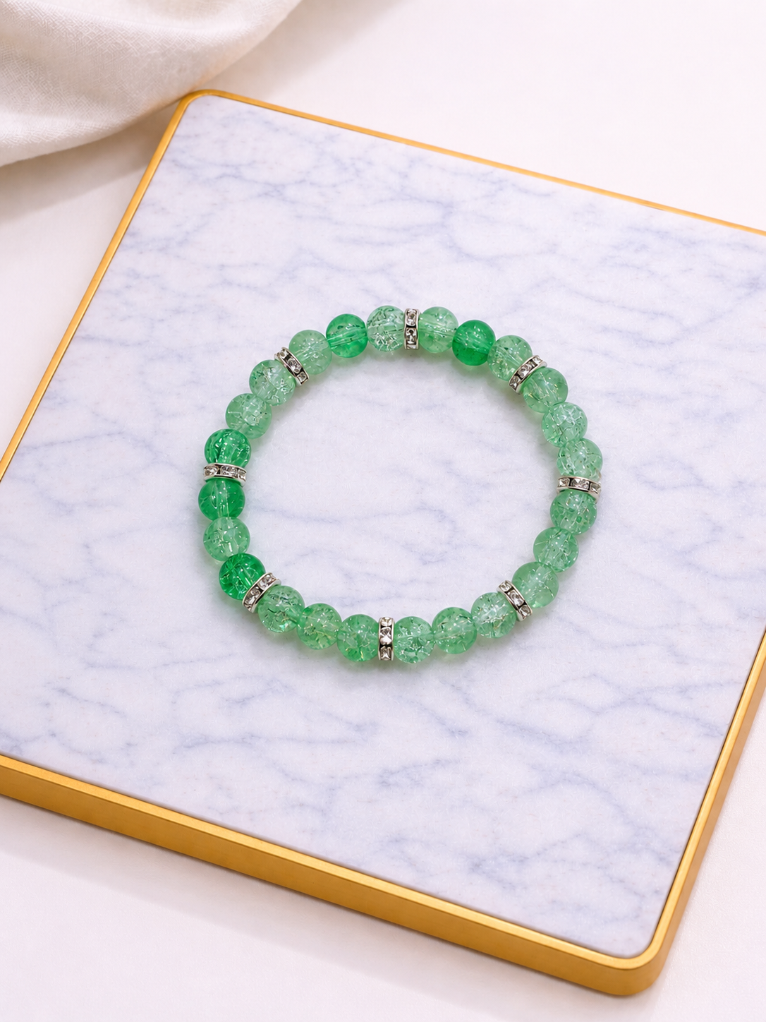 Jade ice luxe bracelet