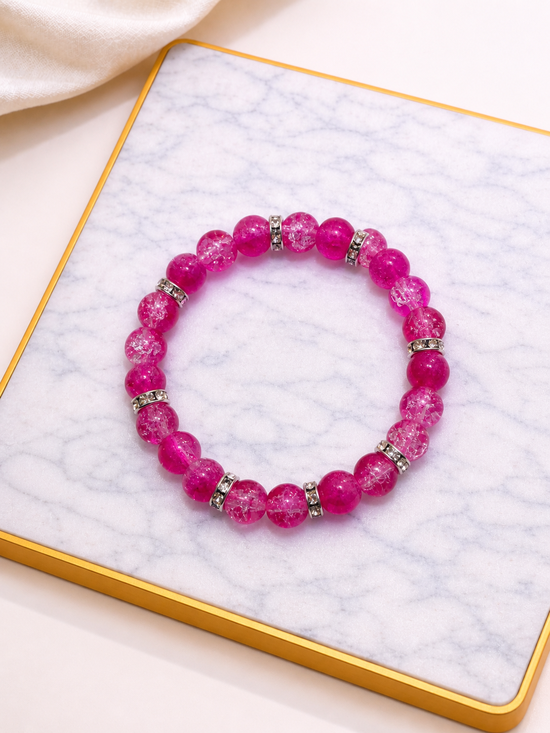 Pink ice luxe bracelet